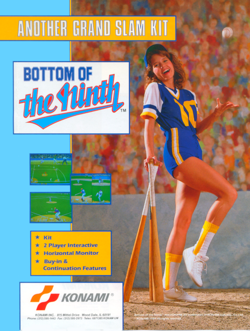 Bottom of the Ninth (ver. T) Arcade Game Cover